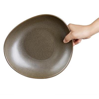 Olympia Ember Triangle Bowls Mahogany 245x220mm (4 Pack) - JA560