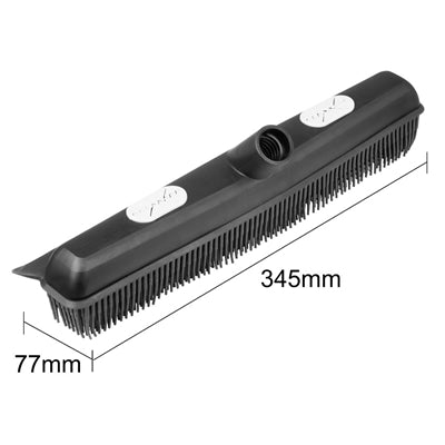 Jantex Connect Rubber Broom Head Black - JB535