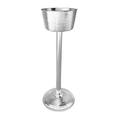 Olympia Wine Bucket Stand Hammered Stainless Steel - JK166