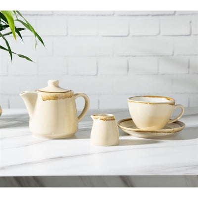Olympia Kiln Teapots Sandstone 650ml (4 Pack) - JM589