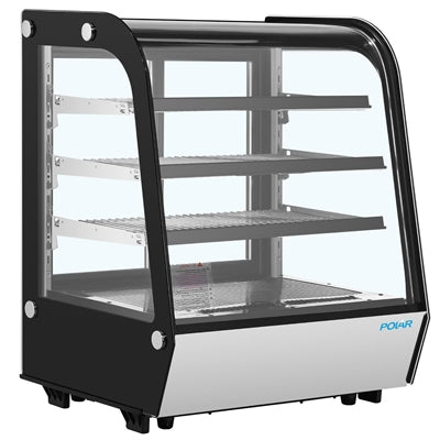 Polar G-Series Rounded Glass Countertop Display Fridge 145Ltr - PG026