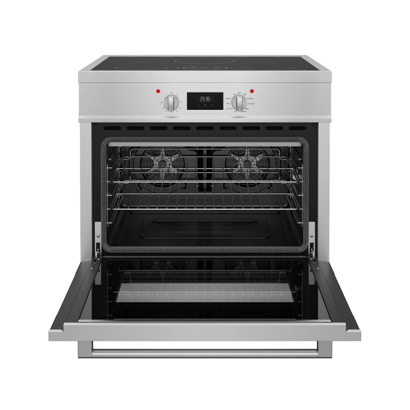 Commercial Stainless Steel Induction Range Cooker with 5 Zone Hob, 120L Oven, Air Fry & Rotisserie 895 x 620 x 884–914mm - ALTAY700