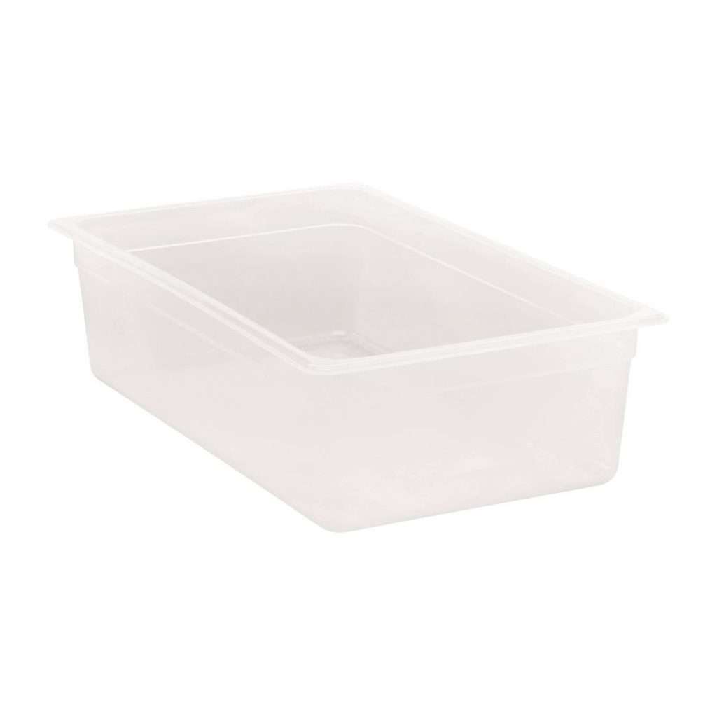 GN 1/1 Polypropylene Gastronorm Pan 150mm | Genware PP11-150