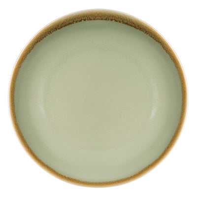 Olympia Kiln Round Coupe Plates Moss 230mm (6 Pack) - SA283