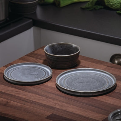 Olympia Cavolo Serve Like A Pro 18-Piece Charcoal Dusk Dinner Set - SA623