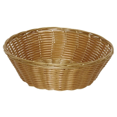 Olympia Poly Wicker Round Food Baskets (6 Pack) - T363