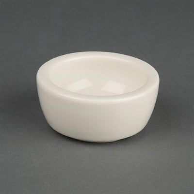 Olympia Ivory Butter Dishes 56mm (12 Pack) - U151