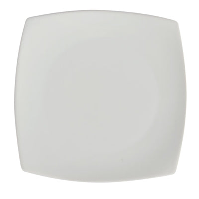 Olympia Whiteware Rounded Square Plates 185mm (12 Pack) - U169