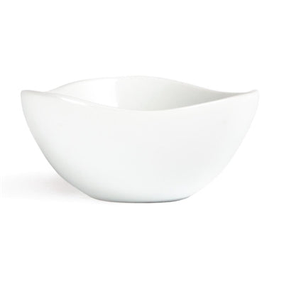 Olympia Whiteware Wavy Bowls 105mm (12 Pack) - U185