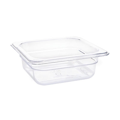 Vogue ABS Gastronorm Tray Clear GN 1/6 65mm - JN894