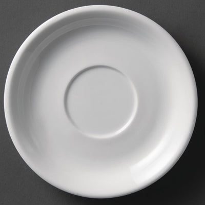 Olympia Whiteware Cappuccino Saucers 180mm (12 Pack) - U828