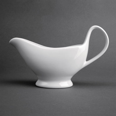 Olympia Whiteware Gravy Boats 340ml (6 Pack) - U831