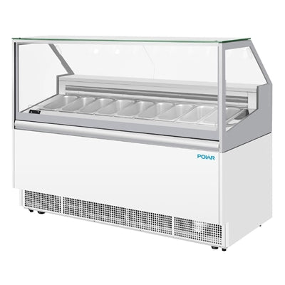 Polar U-Series 9 Pan Gelato Showcase - UA059