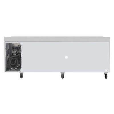 Polar U-Series Four Door Counter Fridge with Upstand 553Ltr - UA095