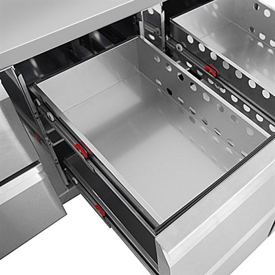 Polar U-Series Eight Drawer Gastronorm Counter Fridge - UA102