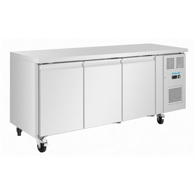 Polar U-Series Triple Door Slimline Counter Fridge 231Ltr - UA106
