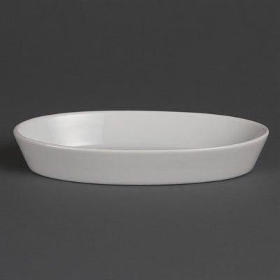 Olympia Whiteware Oval Sole Dishes 195x 110mm (6 Pack) - W418