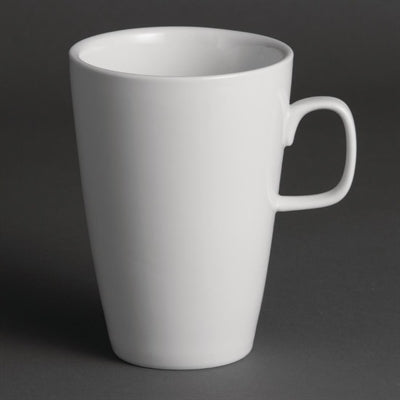 Olympia Whiteware Latte Mugs 400ml (12 Pack) - Y109