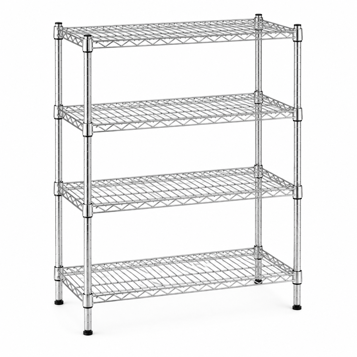 4 Tier Wire Shelving