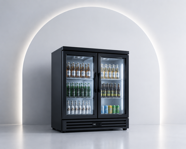2 Door Glass Door Back Bar Coolers