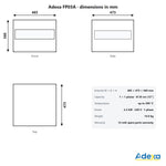 Commercial Double Deck Pizza Oven for 12" Pizzas 2.26kW 230V - FP03A