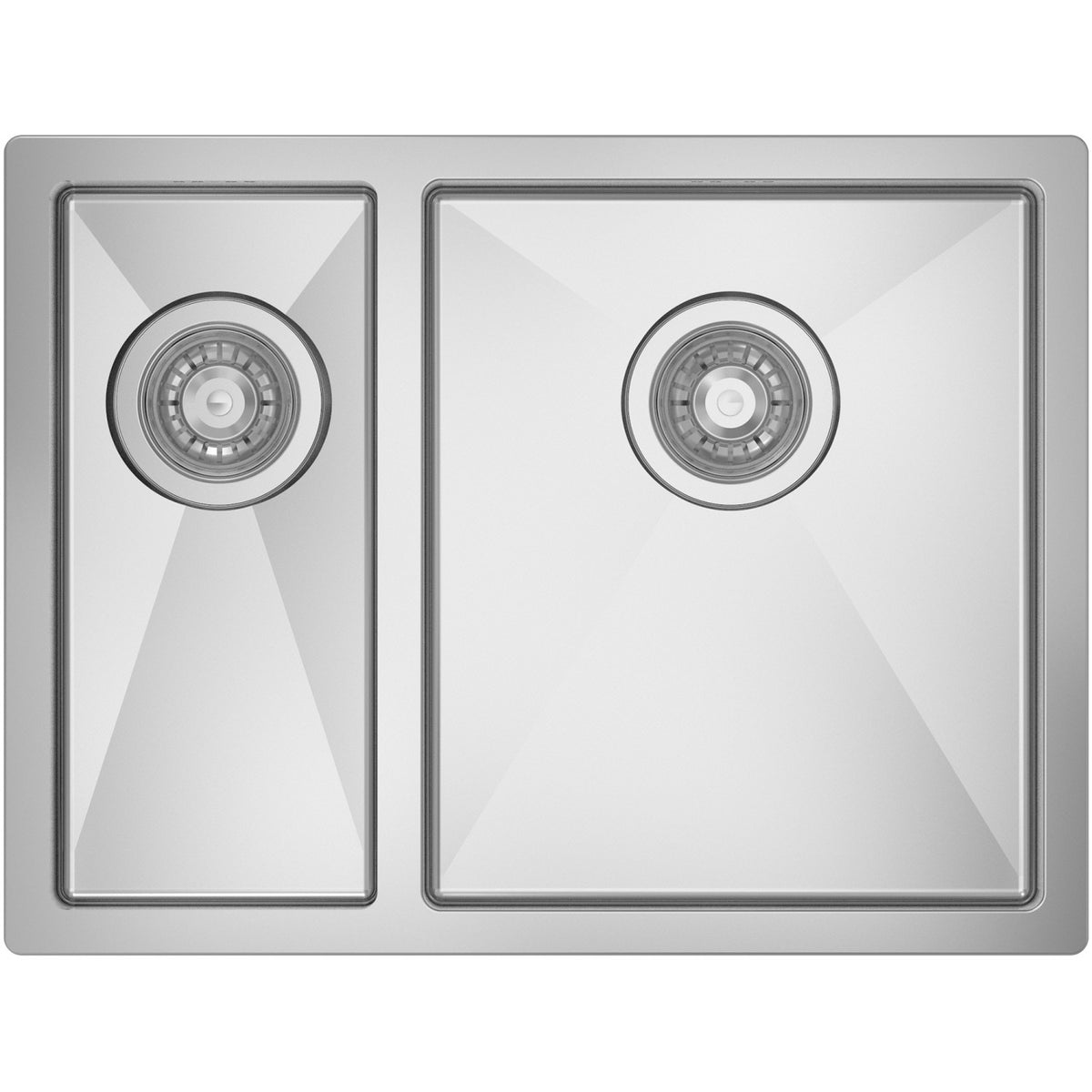 Undermount Double Basin Sink Stainless Steel 810x450x200mm - CHMS8145D