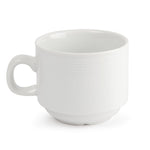 Olympia Linear Stacking Tea Cups 200ml (12 Pack) - U084