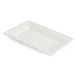 Olympia Lumina Wide Rim Rectangular Plates 200x130mm (6 Pack) - CD629