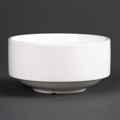 Olympia Lumina Stacking Soup Bowls 398ml (6 Pack) - CF379