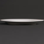 Olympia Linear Wide Rimmed Plates 250mm (12 Pack) - U091