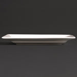 Olympia Lumina Wide Rim Rectangular Plates 200x130mm (6 Pack) - CD629