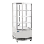 Polar C-Series Energy Efficient Curved Door Display Fridge White 86Ltr - CX576