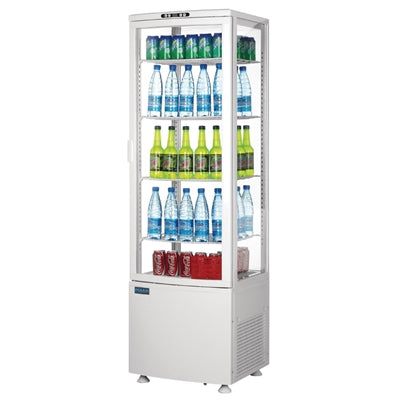 Polar C-Series Energy Efficient Curved Door Display Fridge White 235Ltr - CX575