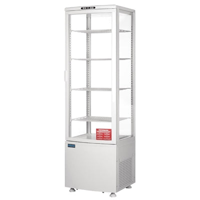Polar C-Series Energy Efficient Curved Door Display Fridge White 235Ltr - CX575