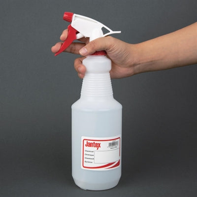 Jantex Colour-Coded Trigger Spray Bottle Red 750ml - CD815