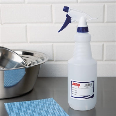 Jantex Colour-Coded Trigger Spray Bottle Blue 750ml - CD817