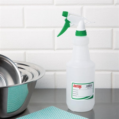 Jantex Colour-Coded Trigger Spray Bottle Green 750ml - CD818