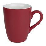 Olympia Pastel Mugs Red 340ml (6 Pack) - CS043