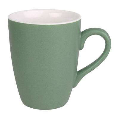 Olympia Pastel Mugs Green 340ml (6 Pack) - CS044