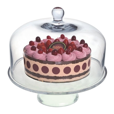 Olympia Glass Cake Stand Dome - CS014