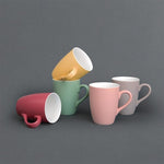 Olympia Pastel Mugs Grey 340ml (6 Pack) - CS041
