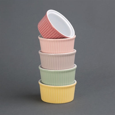 Olympia Pastel Ramekins Green 90mm (12 Pack) - DC809