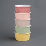 Olympia Pastel Ramekins Grey 90mm (12 Pack) - DC806
