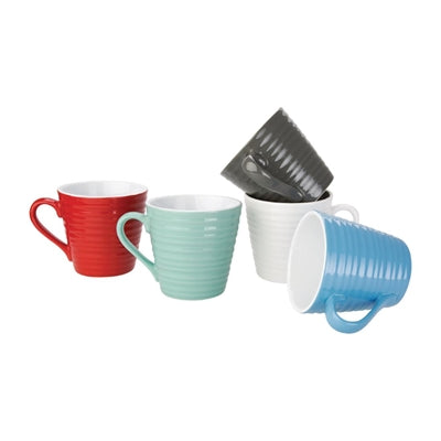 Olympia Cafe Aroma Mugs Blue 340ml (6 Pack) - DH631