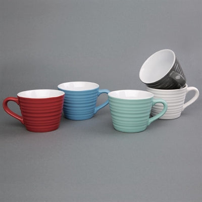 Olympia Cafe Aroma Mugs Red 230ml (6 Pack) - DH637