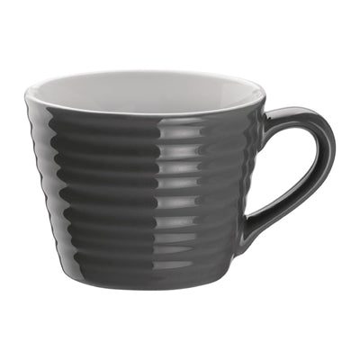 Olympia Cafe Aroma Mugs Charcoal 230ml (6 Pack) - DH639