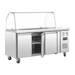 Polar U-Series Triple Door Refrigerated Gastronorm Saladette Counter - CT394