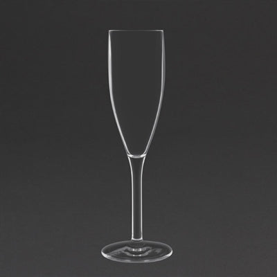 Olympia Kristallon SAN Champagne Flute Glasses 200ml (12 Pack) - JM920
