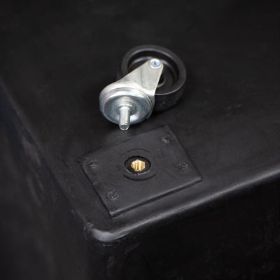 Beaumont Bottle Skip Castors Black Set of 4 - 3486B