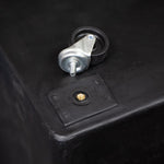 Beaumont Bottle Skip Castors Black Set of 4 - 3486B